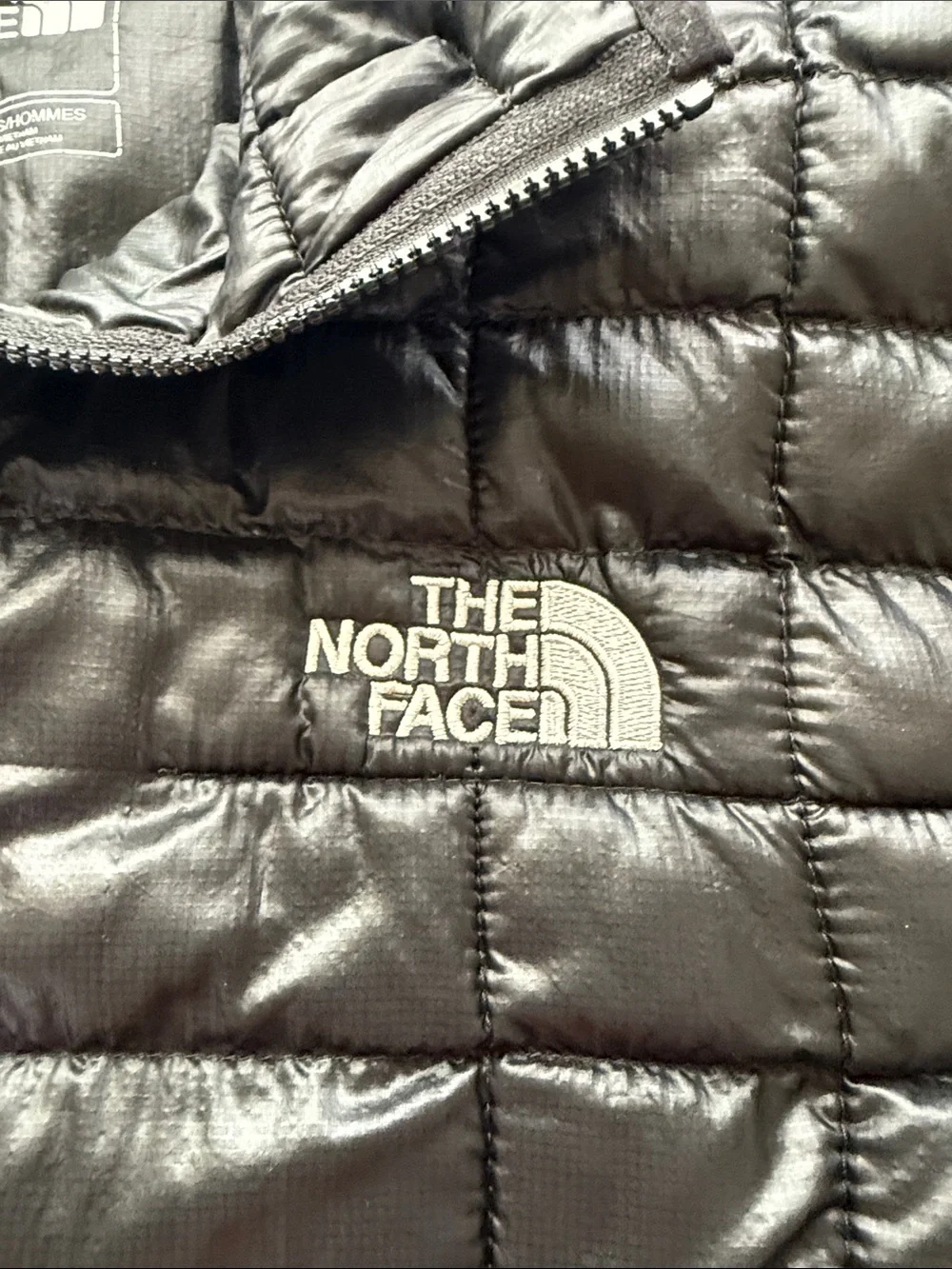 The North Face Black Quilted Hooded Puffer Jacket